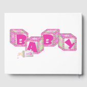 Babydusche Gästebuch (Rückseite)