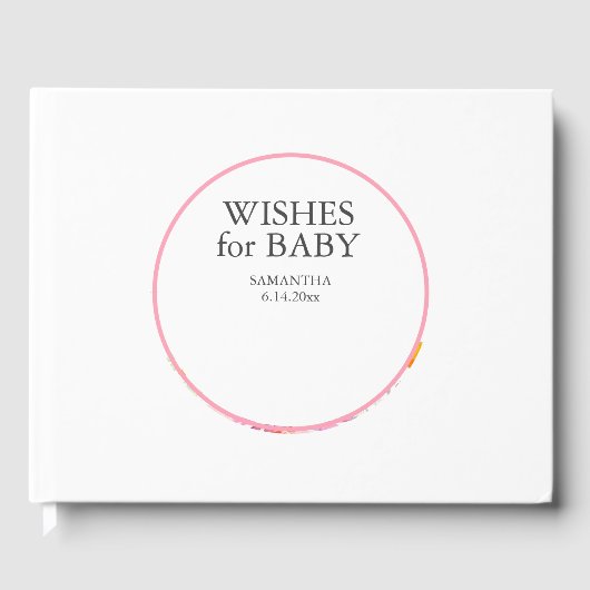 Babydusche Gästebuch (Vorderseite)