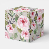 Babydusche Gefallen Box mit niedlichem Design. Geschenkschachtel (Rückseite)