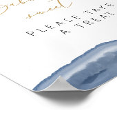 Babydusche Gefallen Zeichen, Babys sind süße Lecke Poster (Ecke)