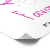 Babydusche - Gefälligkeiten, bitte eine nehmen Poster (Ecke)