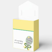 Babydusche Gelbgrüne Rattle Geschenkschachtel (Offen)