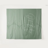 Babydusche geometrisch, modern und elegant wandteppich (Vorderseite (Horizontal))