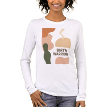 Babydusche Geschenk Birth Warrior Kunst T - Shirt