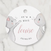 Babydusche Geschenkanhänger (Vorderseite)