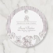 Babydusche Geschenkanhänger (Vorderseite)