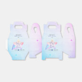 Babydusche Geschenkboxen | Aufstiegssmotiv Geschenkschachtel (Ungefaltet)