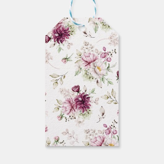 Babydusche Geschenkmarke Geschenkanhänger (Rückseite)