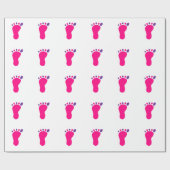 Babydusche Geschenkpapier (Flach)