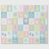 Babydusche Geschenkpapier (Flach)