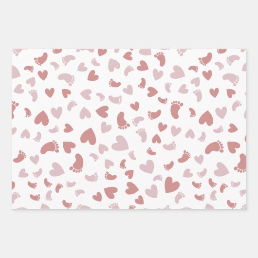 Babydusche Geschenkpapier Set (Vorderseite)