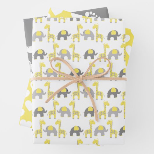 Babydusche Geschenkpapier Set (Beispiel)