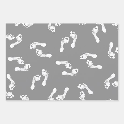 Babydusche Geschenkpapier Set (Vorderseite 3)