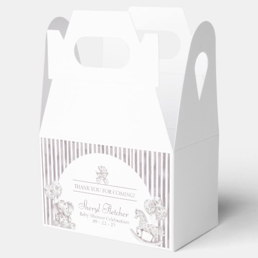 Babydusche Geschenkschachtel (Geöffnet)