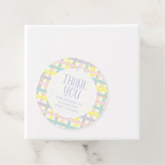 Babydusche Geschlecht neutral Danke Geschenkanhänger (Beispiel)