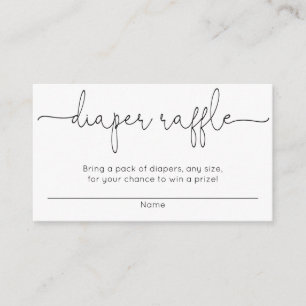 Babydusche, Gewinnkarten, geschlechtsneutral Begleitkarte