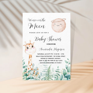 Babydusche Giraffe eucalyptus waldluxus Einladung