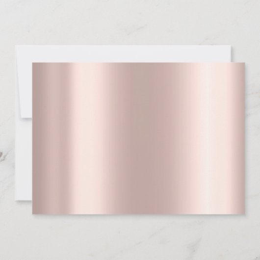 Babydusche Glitzer Rose Blush Feet Gray Boy Girl Einladung (Rückseite)