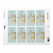 Babydusche "Gold Classic/B" Buchzeichen Blatt 8 (Vorne)