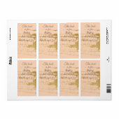 Babydusche "Gold Classic/P" Buchzeichen Sheet von (Vorne)