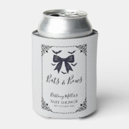 Babydusche Gothic von Fledermäusen und Bows Dosenkühler