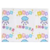 Babydusche Große Geschenktasche Große Geschenktüte (Rückseite)