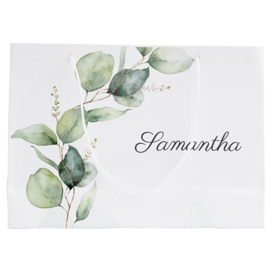 Babydusche Große Geschenktüte (Rückseite)