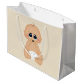 Babydusche Große Geschenktüte (Rückseite Schrägansicht)