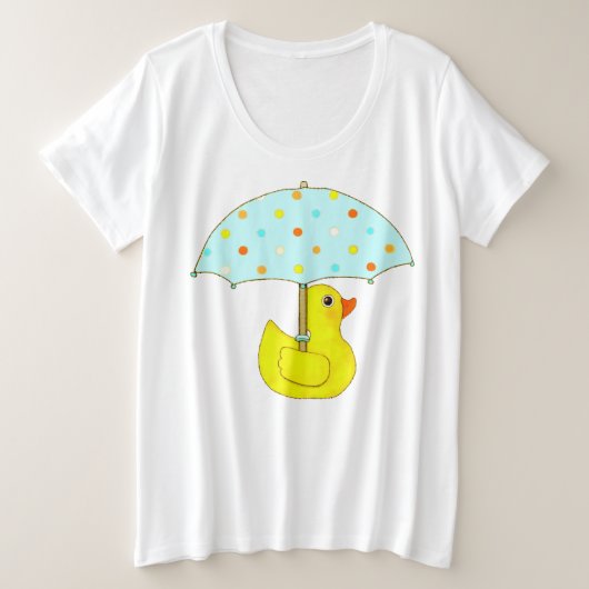 Babydusche Große Größe T-Shirt (Design vorne)