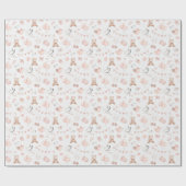 Babydusche Große Wickelpapierwalzen Geschenkpapier (Flach)