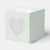 Babydusche Grüne Elegante Aquarellfolie Geschenkschachtel (Vorderseite)