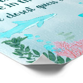 Babydusche Gummy Shark Game Poster (Ecke)