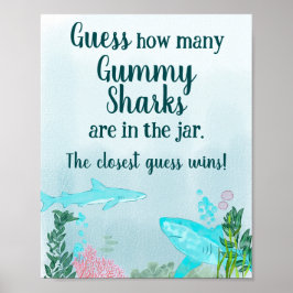 Babydusche Gummy Shark Game Poster