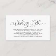 Babydusche, gut wollen, handgeschriebenes Schwarz