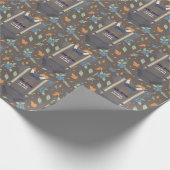 Babydusche Herbstkrampf Geschenkpapier (Ecke)