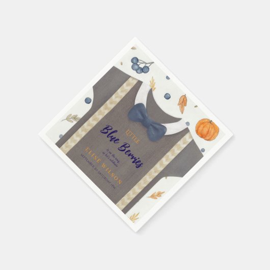 Babydusche Herbstkrampf Serviette (Ecke)