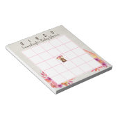 Babydusche Herbstwald Tierspiel Notizblock (angewinkelt)