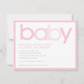 Babydusche (Heute bester Preis) Einladung (Vorderseite)