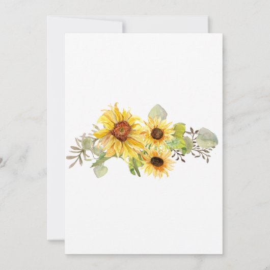 Babydusche Holzblume Zebra Pumpkin Einladung (Rückseite)