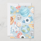 Babydusche im Außenbereich Danke Karte Hinweis (Rückseite)