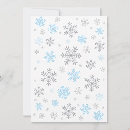 Babydusche im Außenbereich Einladung (Rückseite)