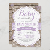 Babydusche im Außenbereich Einladung (Vorne/Hinten)