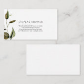 Babydusche im Herbst - Duschkarte Begleitkarte (Vorne/Hinten)