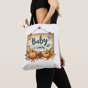 Babydusche im Herbst Totbeutel Tasche