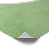 Babydusche im Wasserfarbenbereich Begrüßung Poster (Ecke)