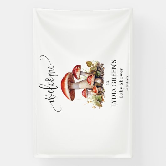 Babydusche im Zimmer, Herbstdusche Banner (Vertikal)