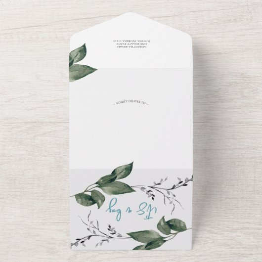 Babydusche in einer Einladung (Außenbereich)