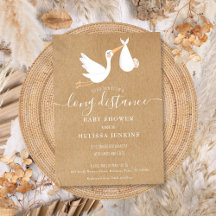 Babydusche in großer Entfernung per Post