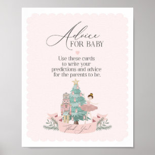 Babydusche in Rosa Poster