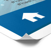 Babydusche Instagram individuelle Selfie-Rahmen Poster (Ecke)